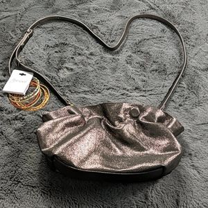 Anthropologie sparkle sac purse
